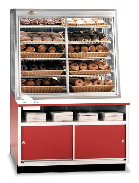 Non-refrigerated display case